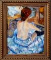 TOILETTE d'après TOULOUSE-LAUTREC (30X40)