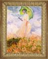 La jeune Femme à l'Ombrelle d'après MONET (huile 50X70)