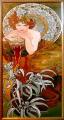 Emeraude d'après MUCHA (38X80)