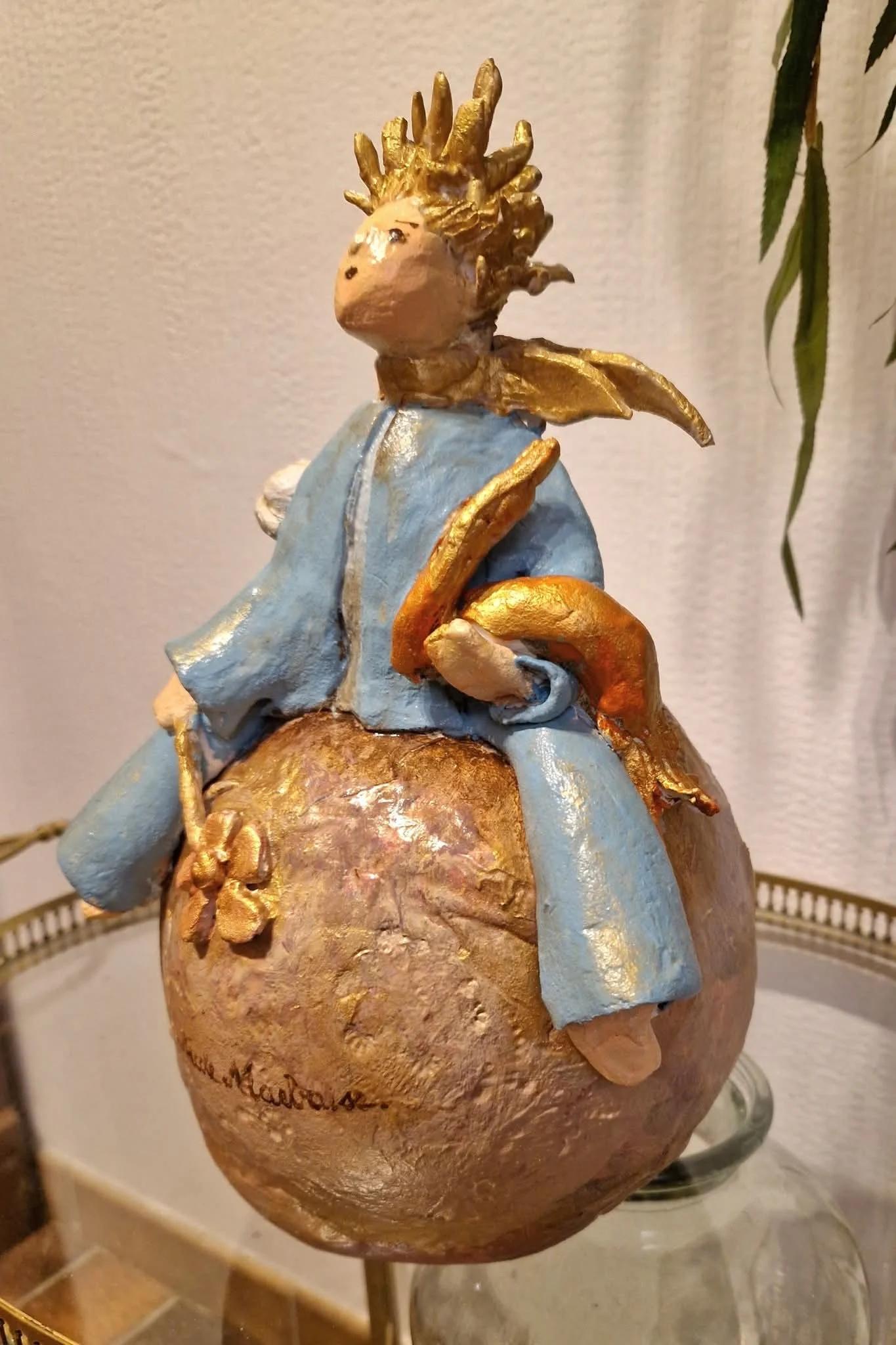LE PETIT PRINCE en papier-mâché
